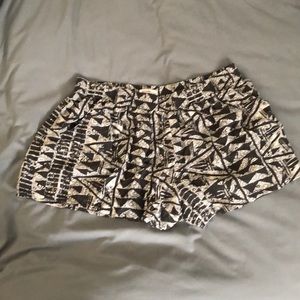 Tribal print shorts